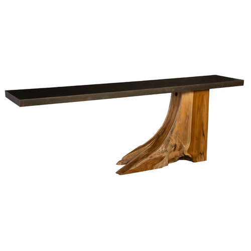 Phillips Collection Teak Wood Console Table