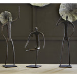 Phillips Collection Gesturing Abstract Figure on Metal Base