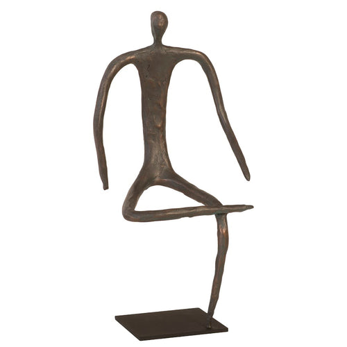 Phillips Collection Sitting Abstract Figure on Metal Base