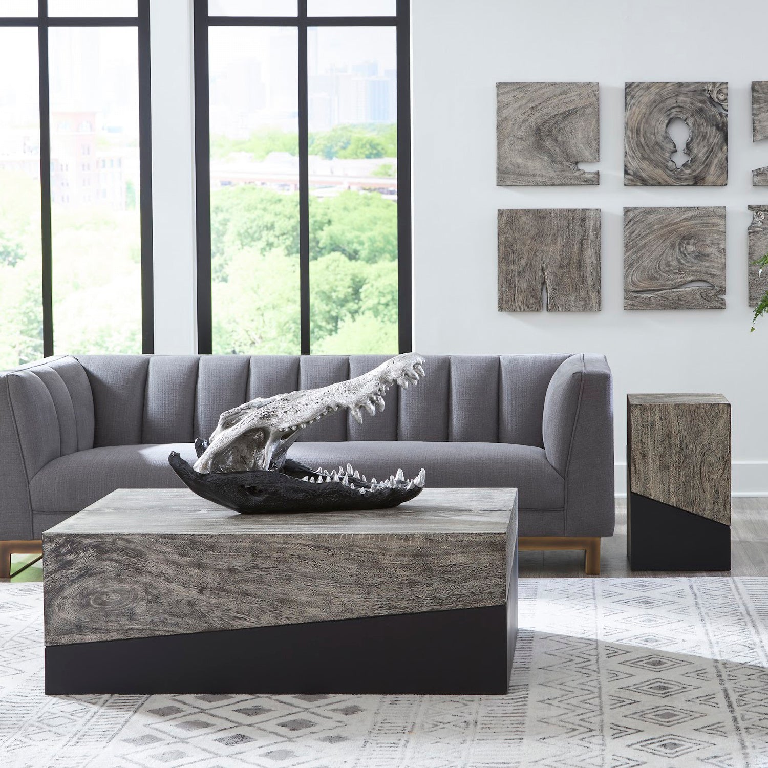 Phillips Collection Geometry Coffee Table