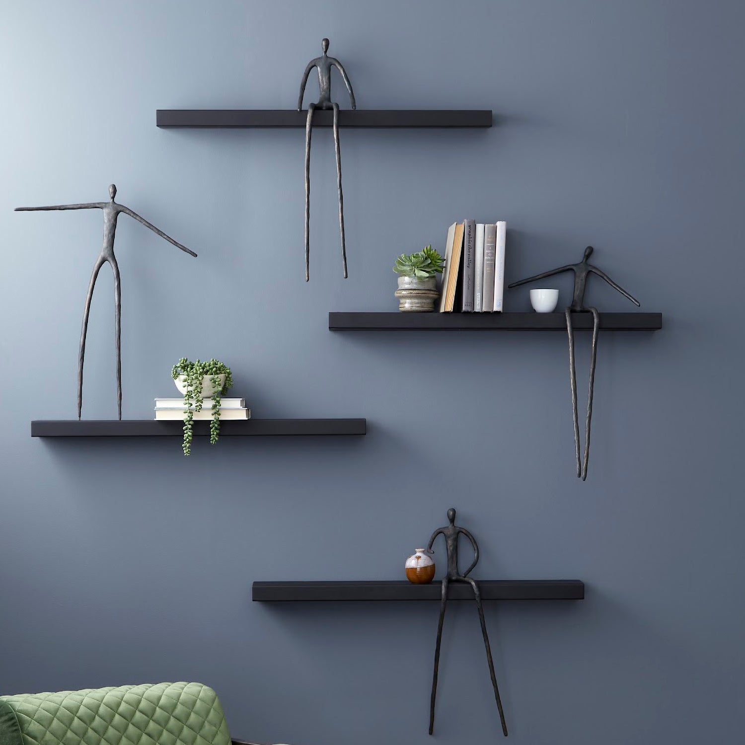 Phillips Collection Moveable Man on Shelf Wall Shelf