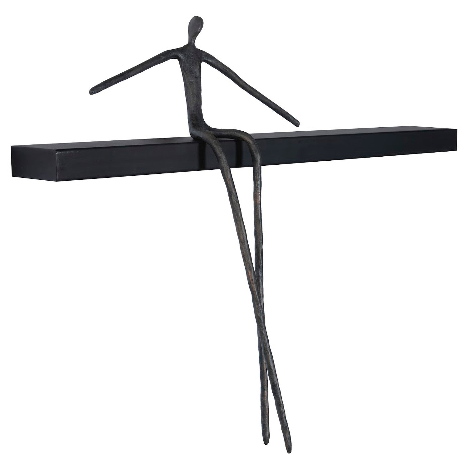 Phillips Collection Moveable Man on Shelf Wall Shelf