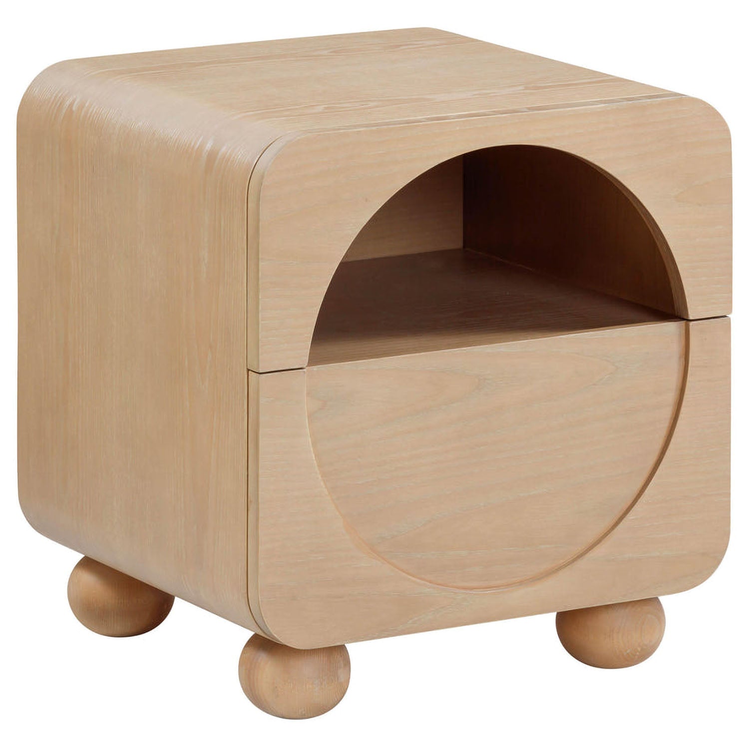 TOV Furniture Moonrise Natural Ash Nightstand