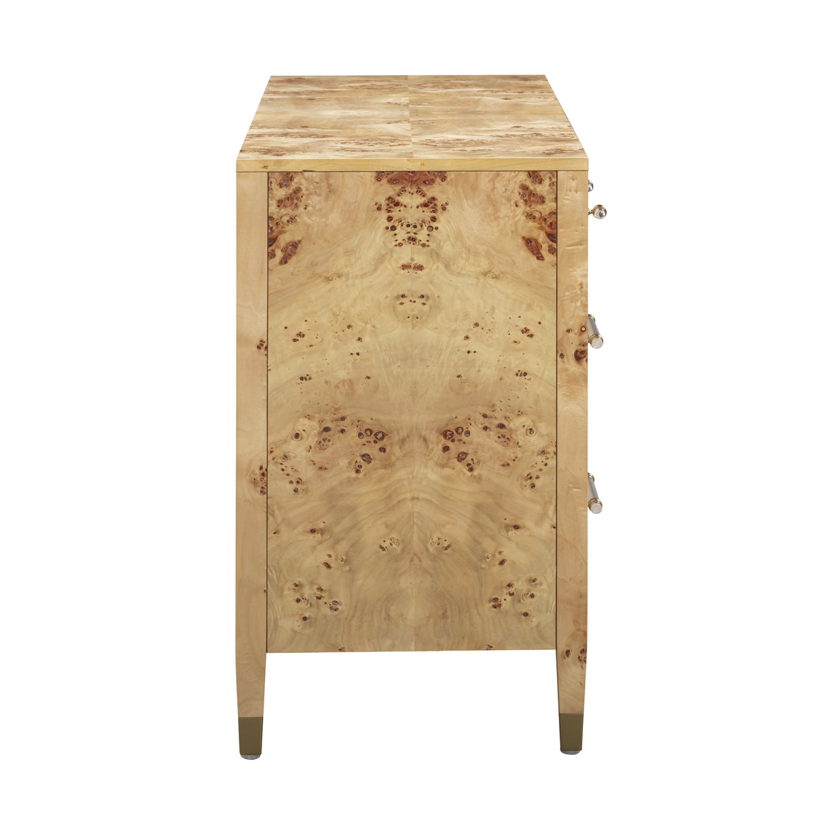 TOV Furniture Brandyss Natural Burl 7-Drawer Dresser