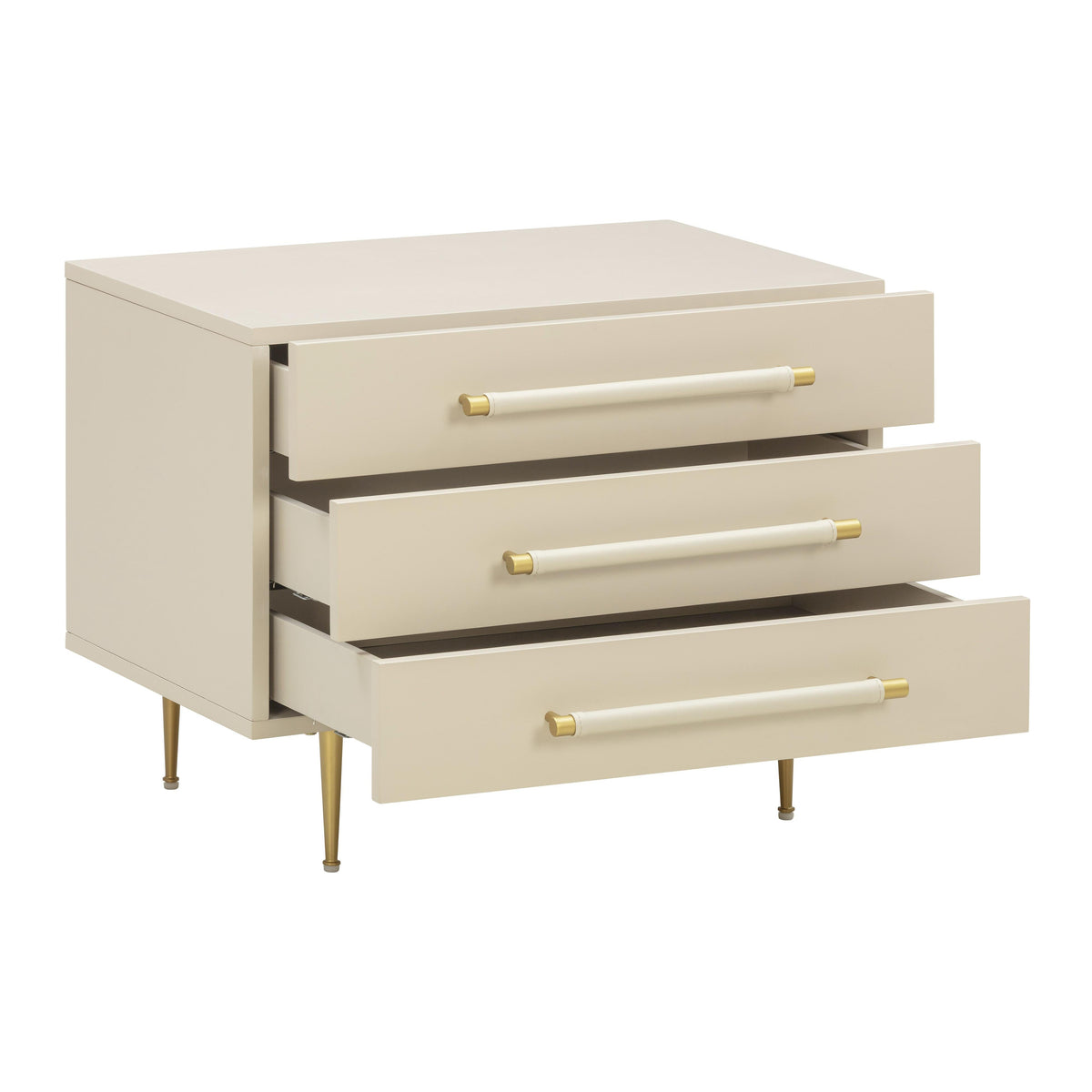 TOV Furniture Trident 3-Drawer Nightstand