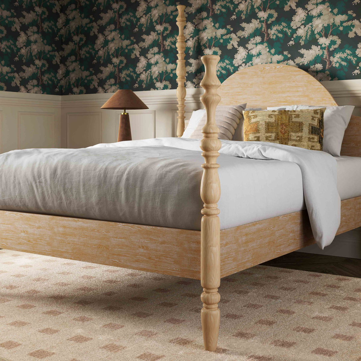 TOV Furniture Rosalie Natural Ash Bed