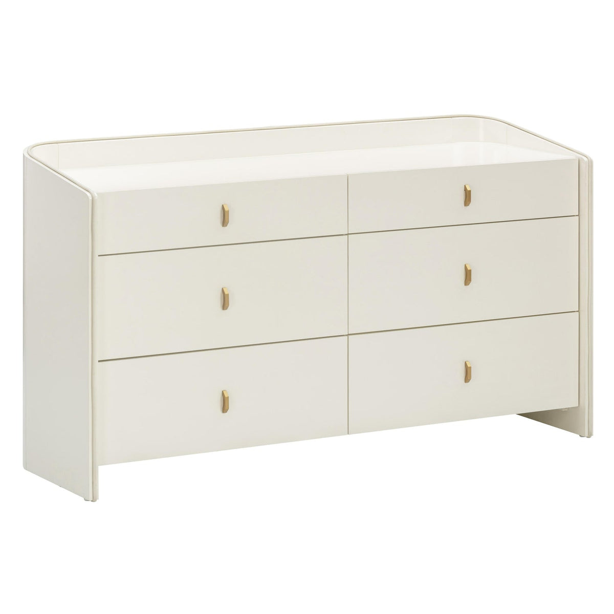 TOV Furniture Collins Cream 6-Drawer Dresser