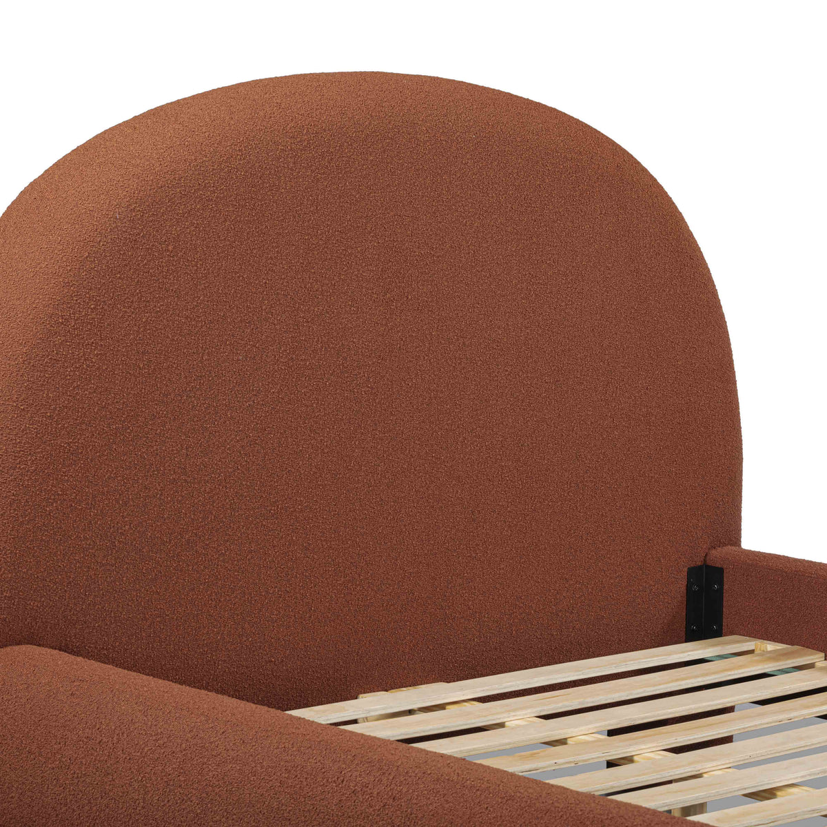 TOV Furniture Orphea Autumn Red Performance Boucle Bed