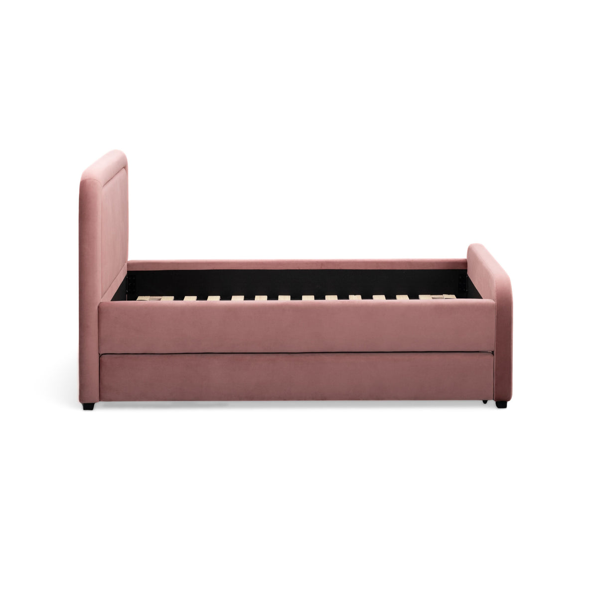 TOV Furniture Briella Salmon Performance Velvet Twin Trundle Bed