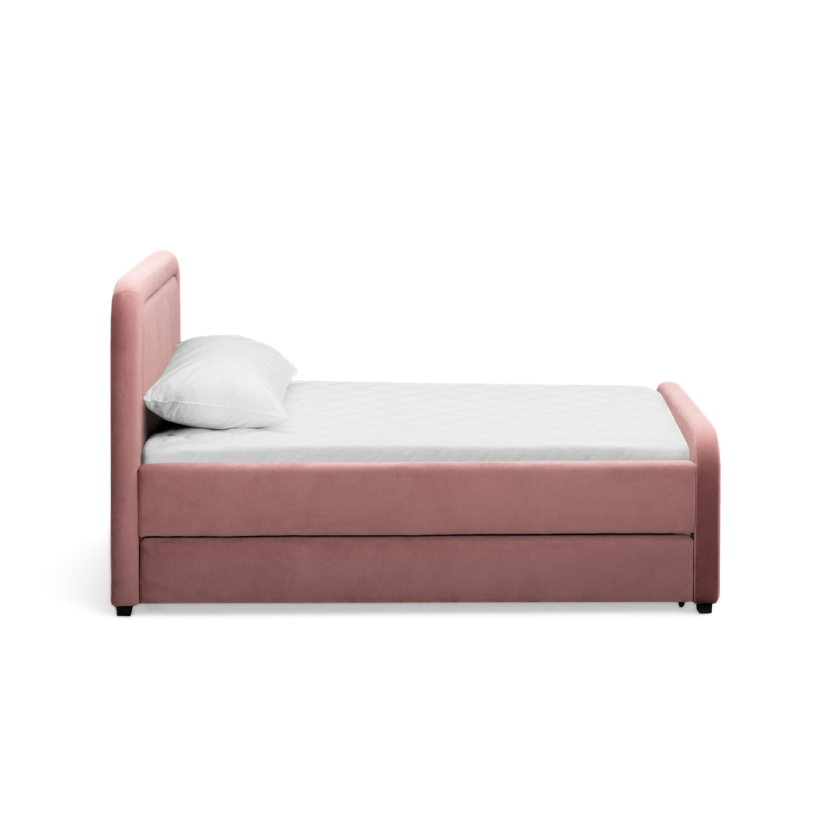 TOV Furniture Briella Salmon Performance Velvet Twin Trundle Bed