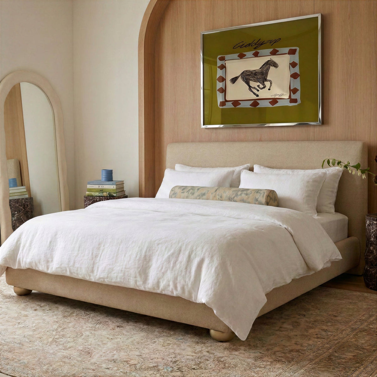 TOV Furniture Rayne Honey Textured Bed