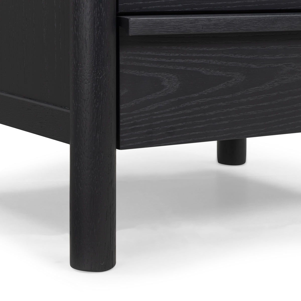 TOV Furniture Tyra Black Ash 2-Drawer Nightstand