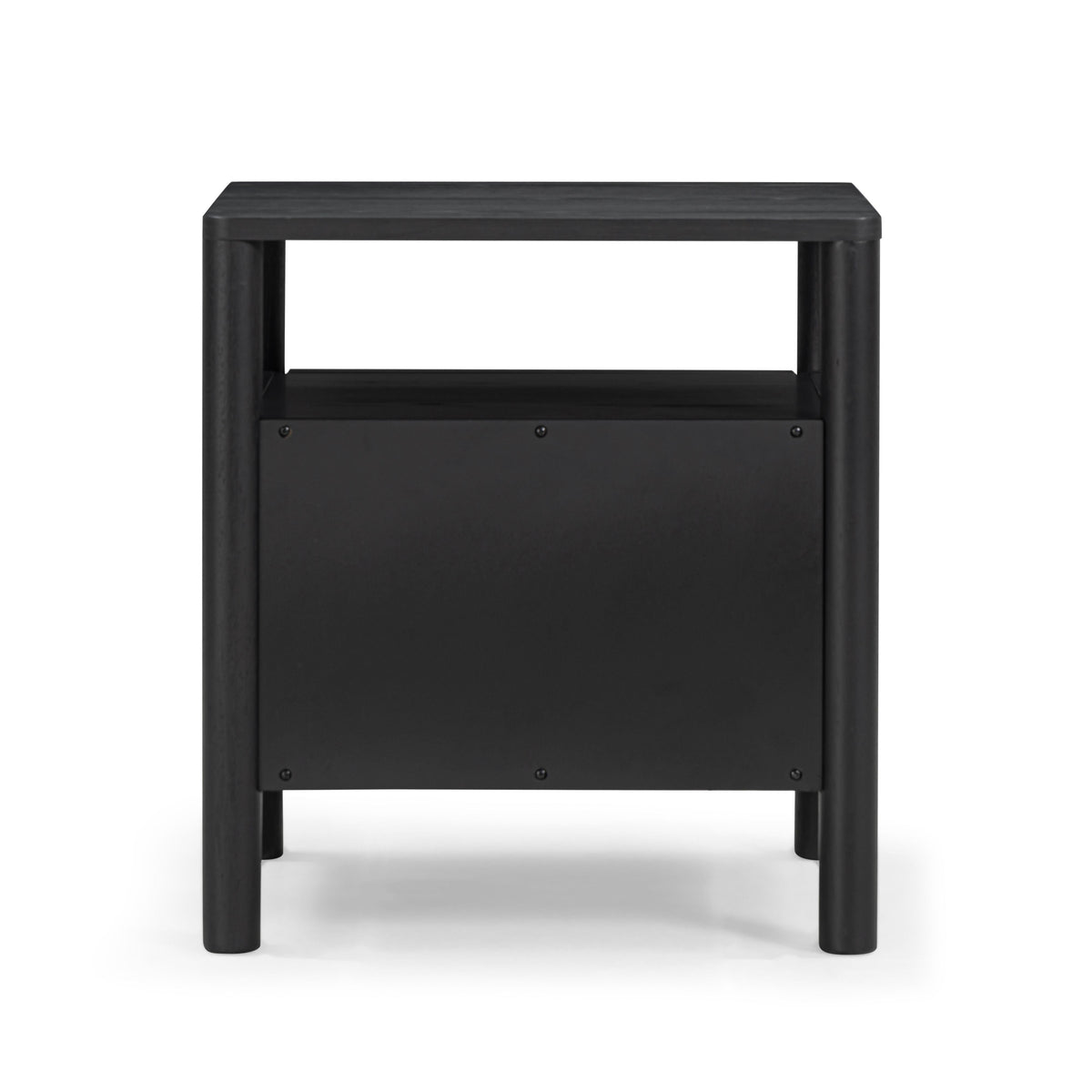 TOV Furniture Tyra Black Ash 2-Drawer Nightstand