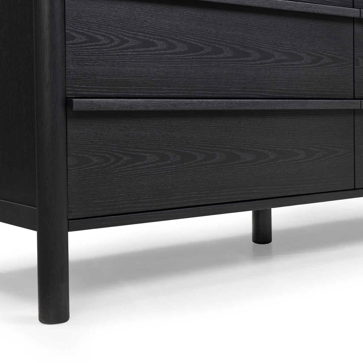TOV Furniture Tyra Black Ash 6-Drawer Dresser