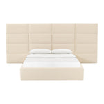 TOV Furniture Eliana Velvet Bed with Wings