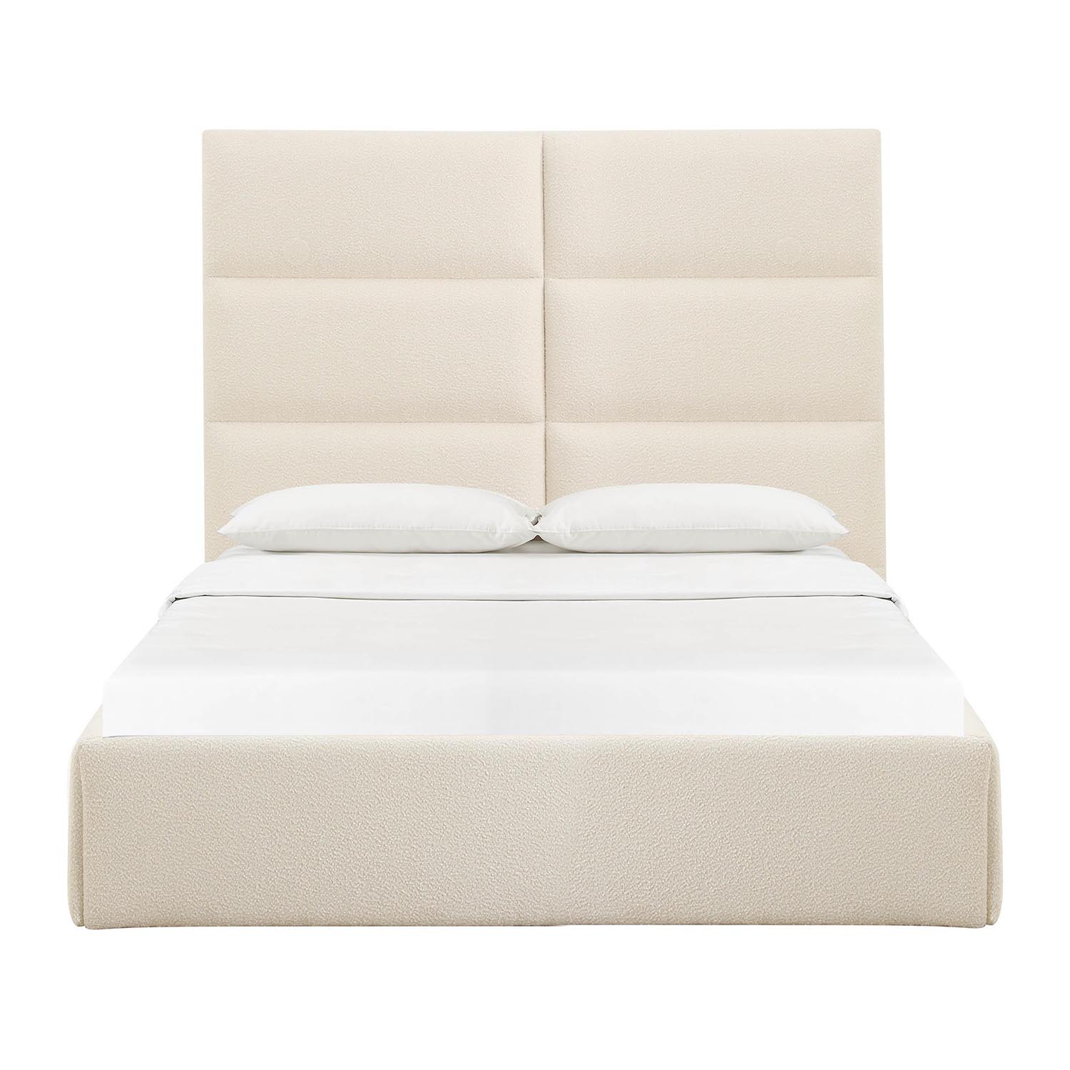 TOV Furniture Eliana Boucle Bed