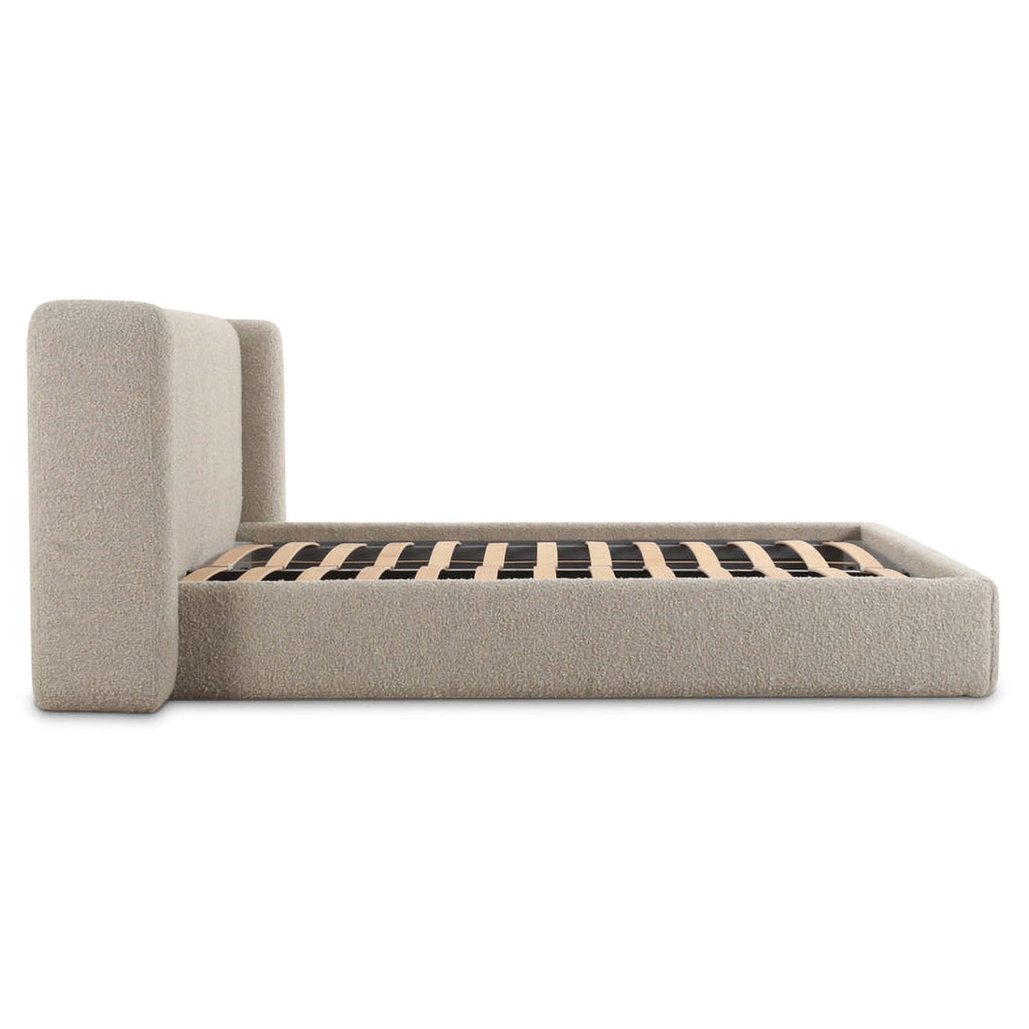 TOV Furniture Babette Tan Boucle Bed