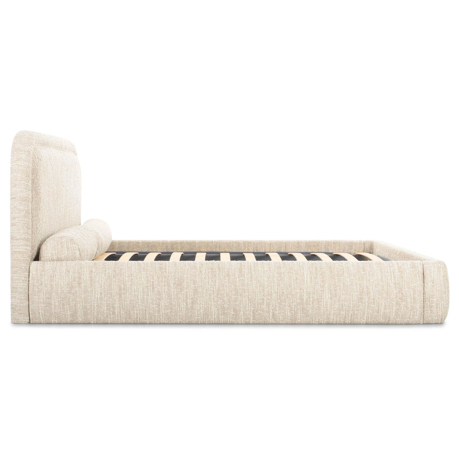 TOV Furniture Murielle Taupe Textured Boucle Bed