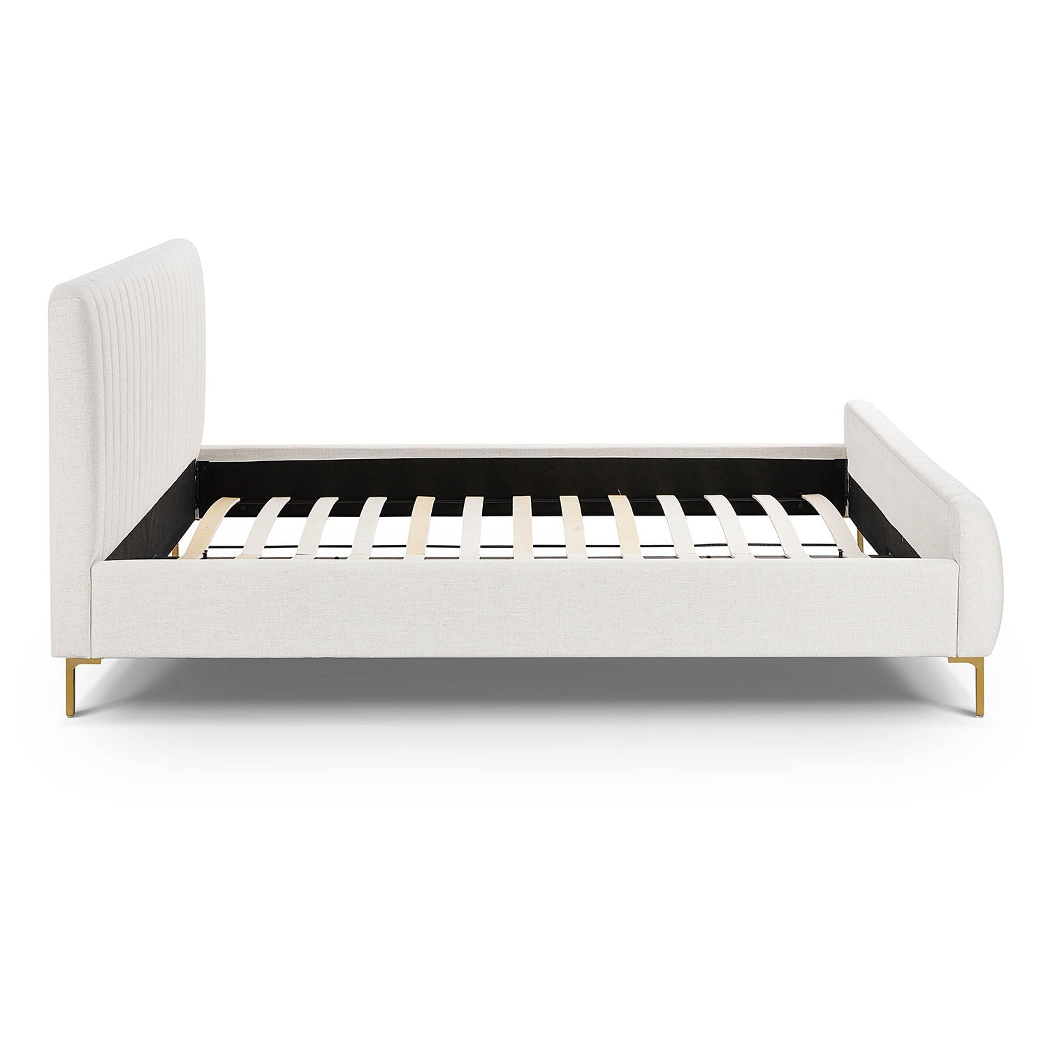 TOV Furniture Angela Upcycled Linen Bed