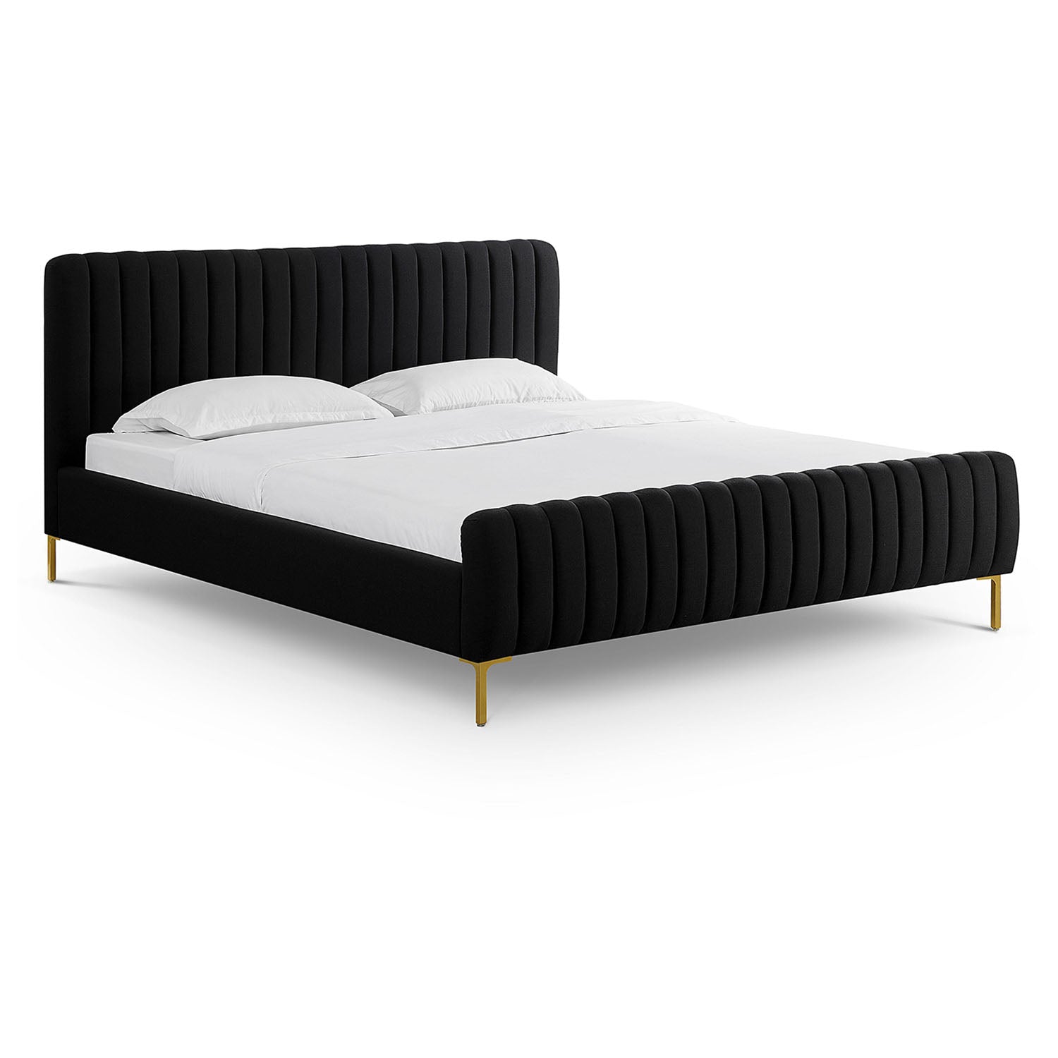 TOV Furniture Angela Upcycled Linen Bed