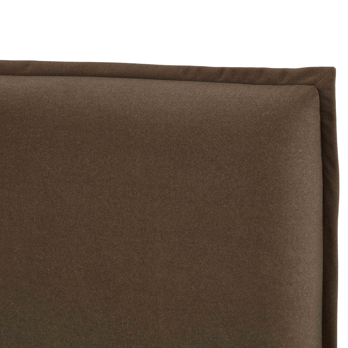TOV Furniture Mel Brown Performance Faux Mohair Velvet Bed