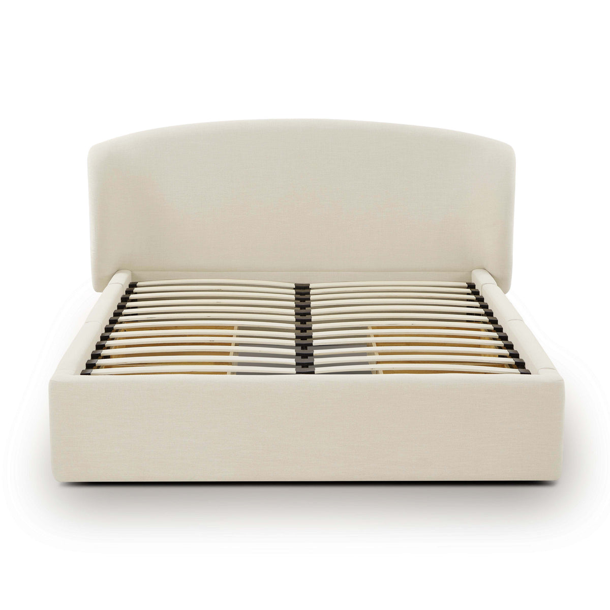 TOV Furniture Corey Cream Upcycled Performance Linen Storage Bed