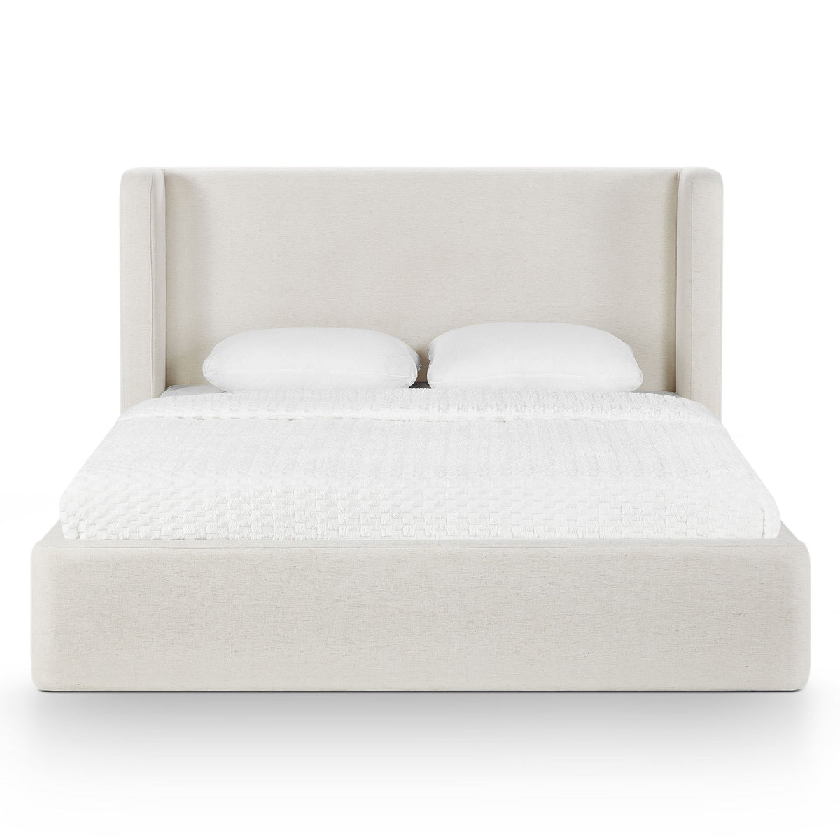 TOV Furniture Harmony Cream Performance Chenille Storage Bed