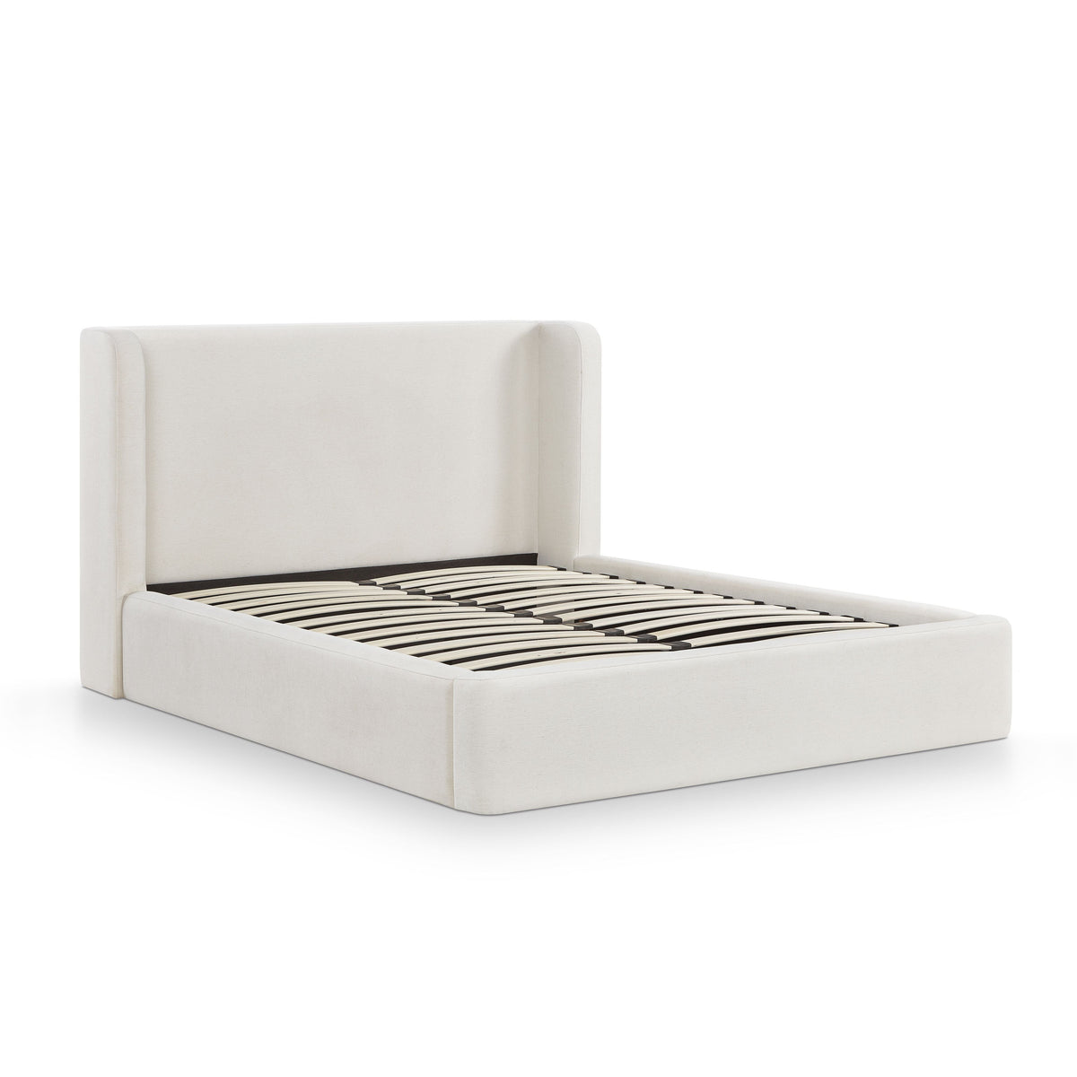 TOV Furniture Harmony Cream Performance Chenille Storage Bed