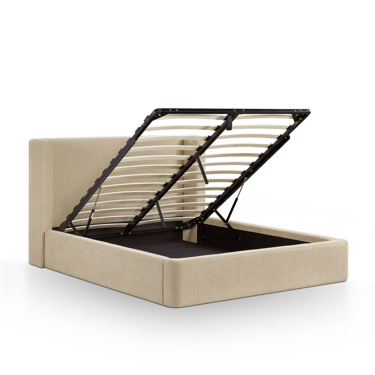 TOV Furniture Harmony Tan Performance Chenille Storage Bed