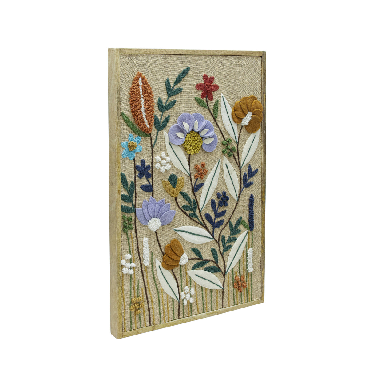 TOV Furniture Muro Sprout Embroidered Large Wall Art