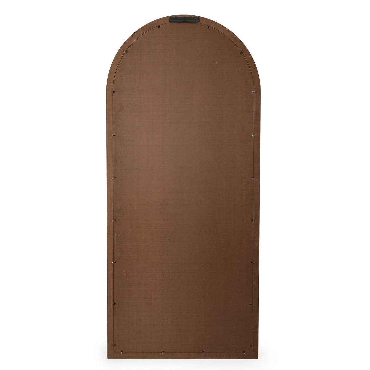 TOV Furniture Arch Natural Raffia Floor Mirror