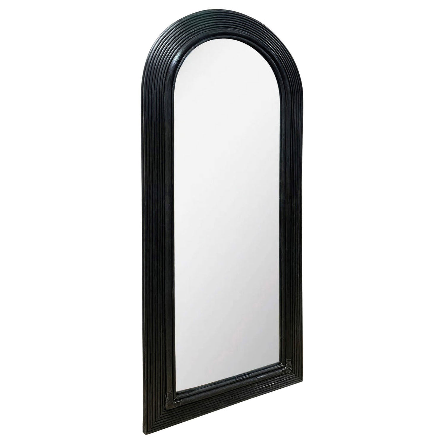 TOV Furniture Tanya Rattan Floor Mirror