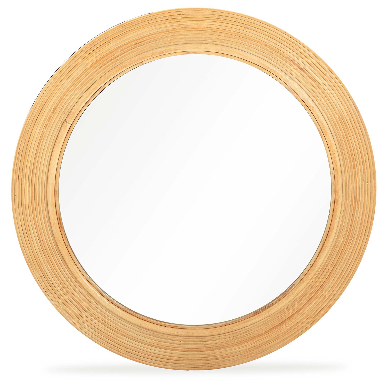 TOV Furniture Tanya Rattan Round Wall Mirror