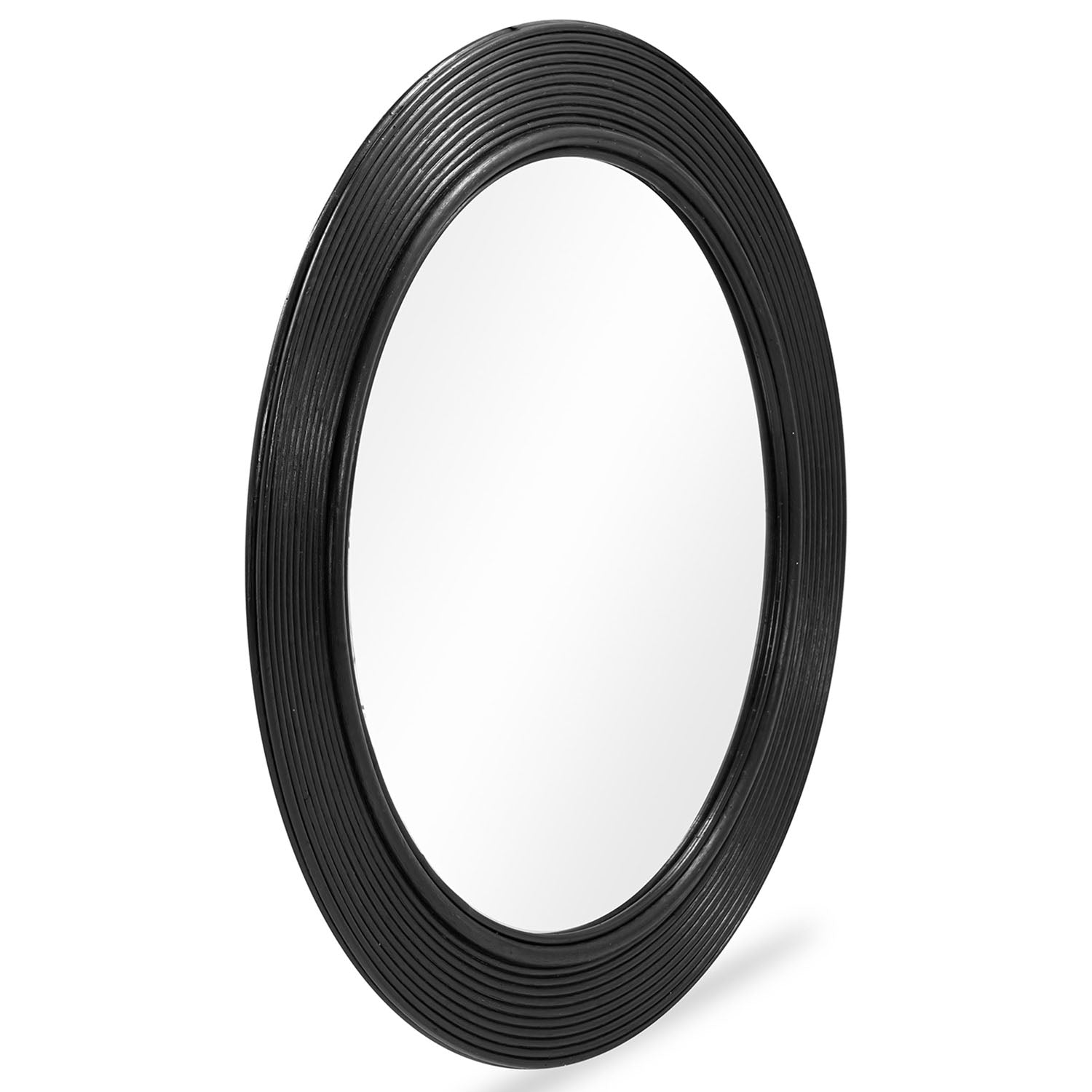 TOV Furniture Tanya Rattan Round Wall Mirror