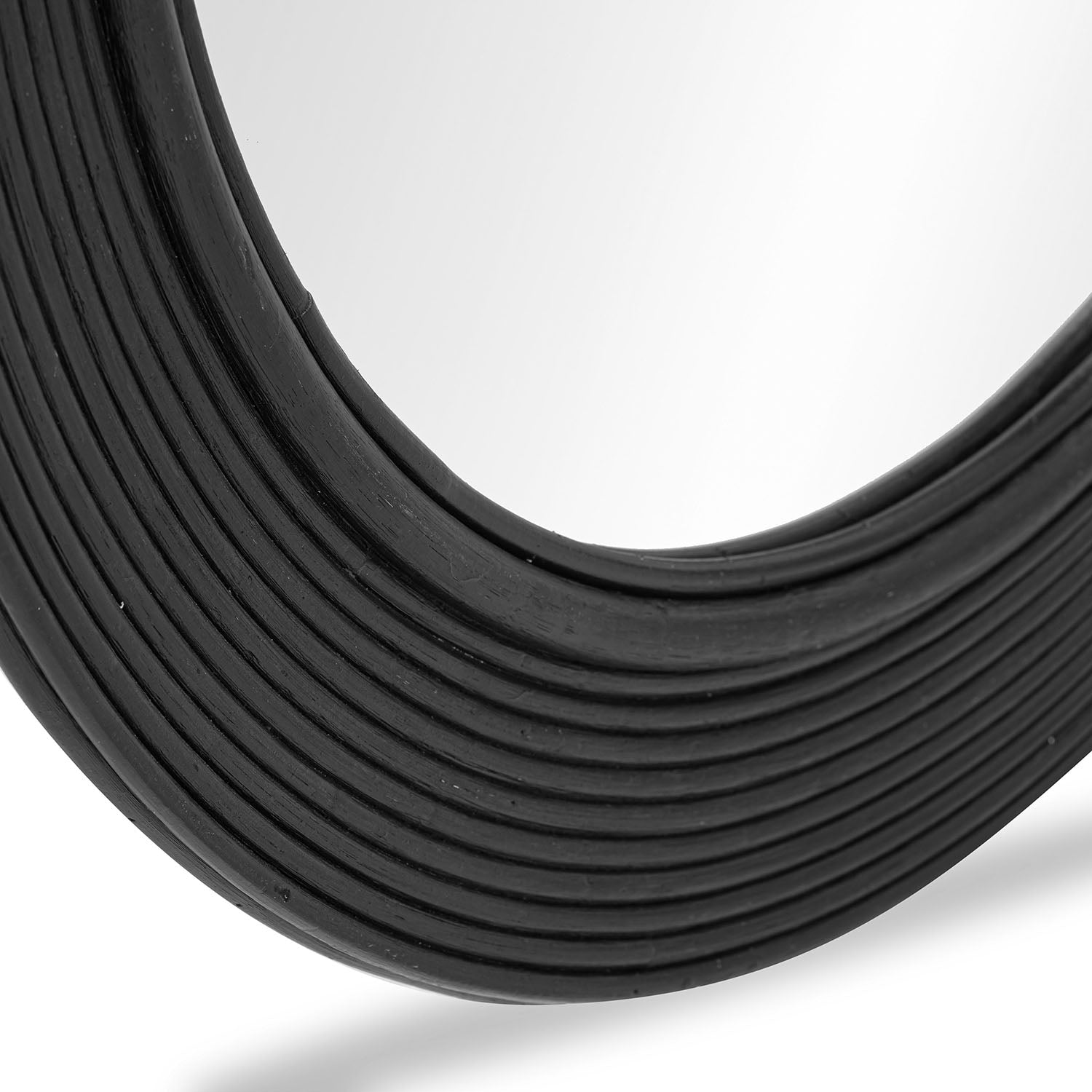 TOV Furniture Tanya Rattan Round Wall Mirror