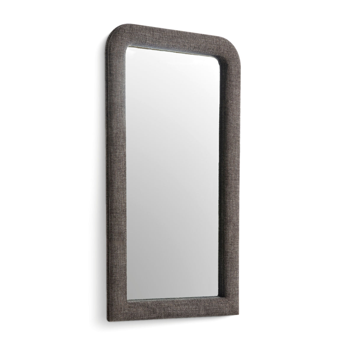 TOV Furniture Heidi Espresso Upholstered Oversized Floor Mirror
