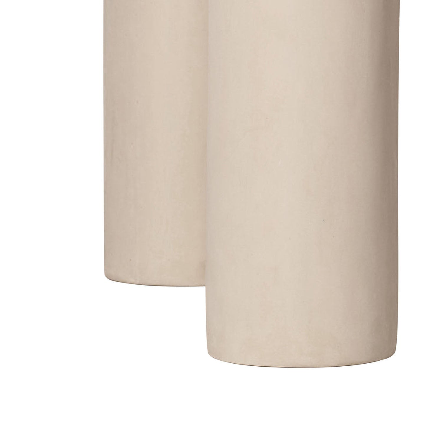 TOV Furniture Barbara Cream Textured Indoor/Outdoor Round Dining Table