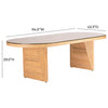 TOV Furniture Caren Natural Rattan Oval Dining Table