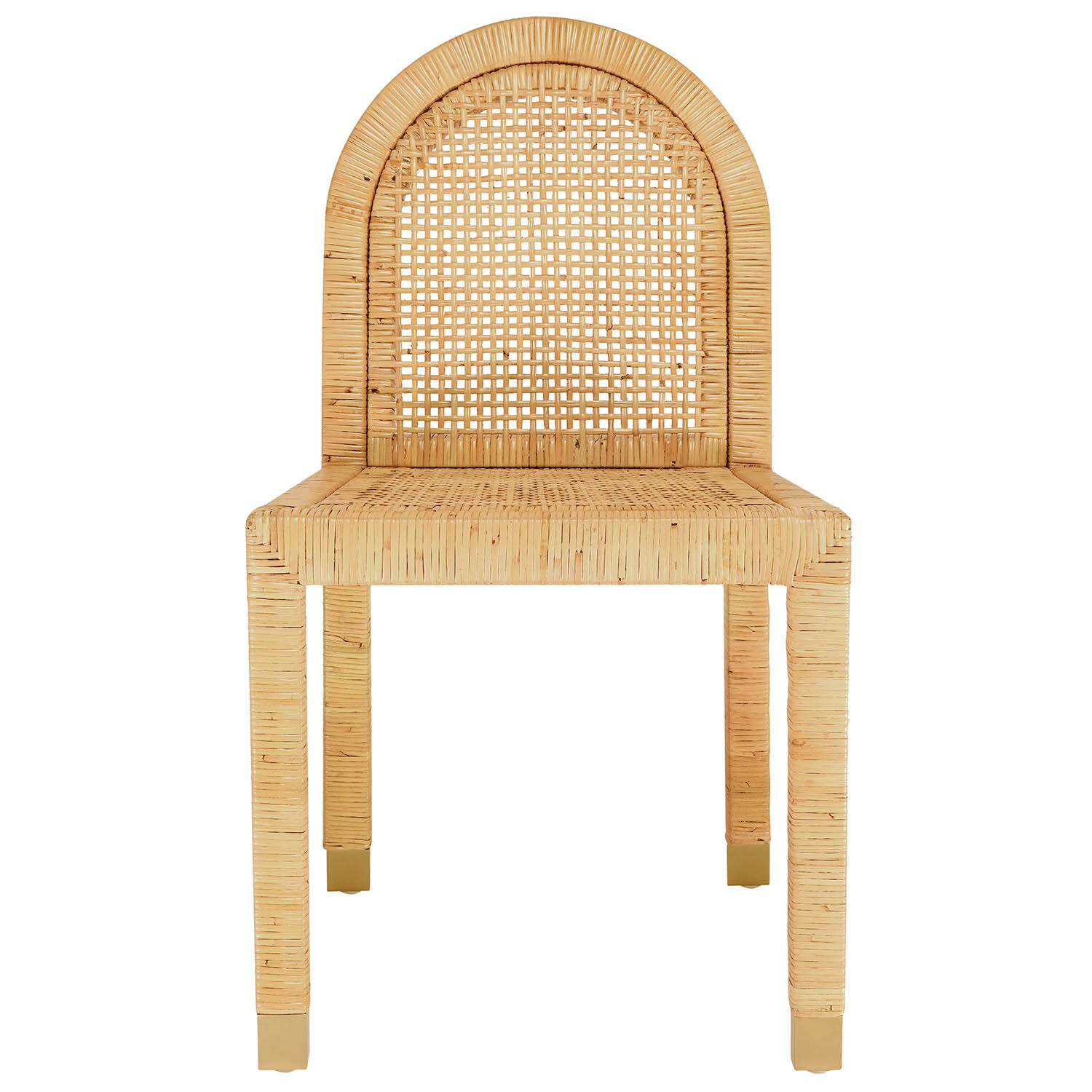 TOV Furniture Amara Rattan Arched Back Dining Chair