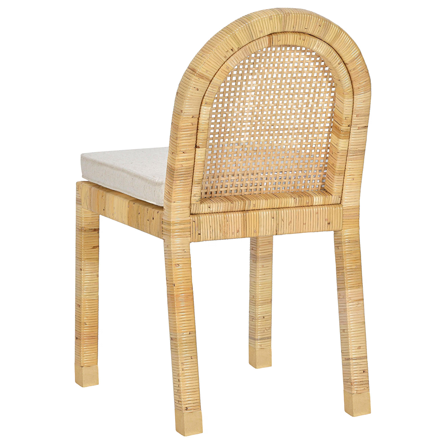 TOV Furniture Amara Cream Linen Arched Dining Chair