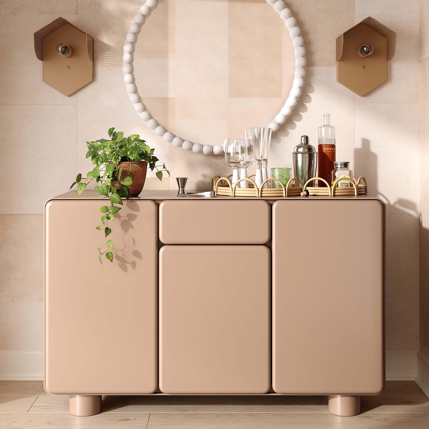 TOV Furniture Tammy Taupe Buffet
