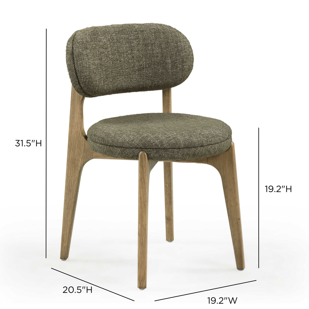 TOV Furniture Carnation Forest Green Performance Dining Chair