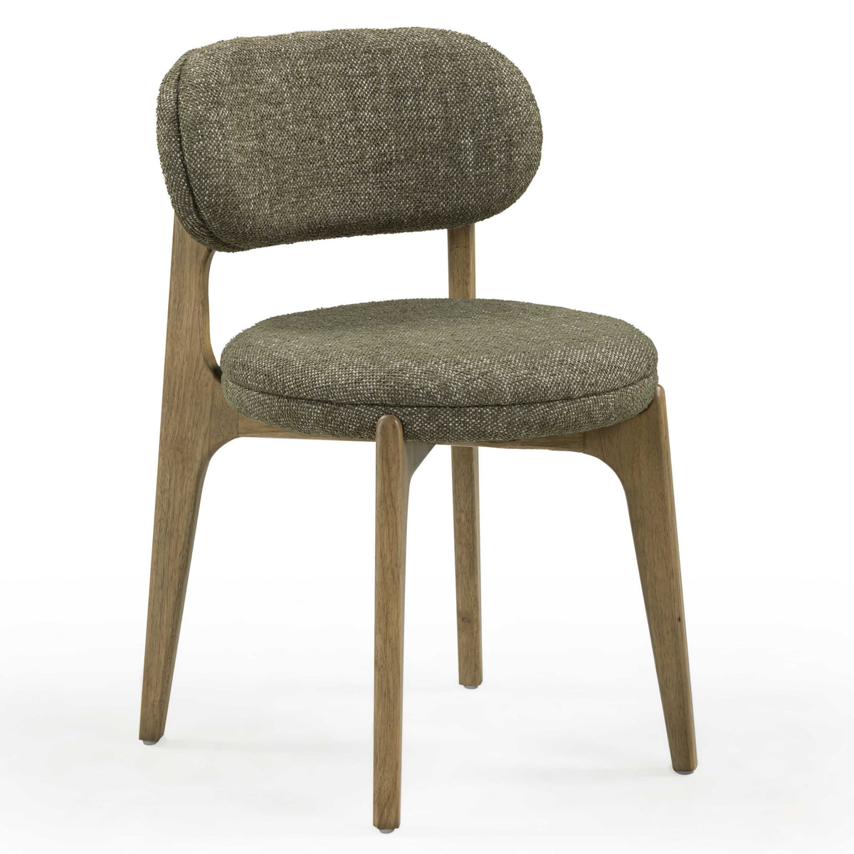 TOV Furniture Carnation Forest Green Performance Dining Chair in forest green performance weave, primary product view