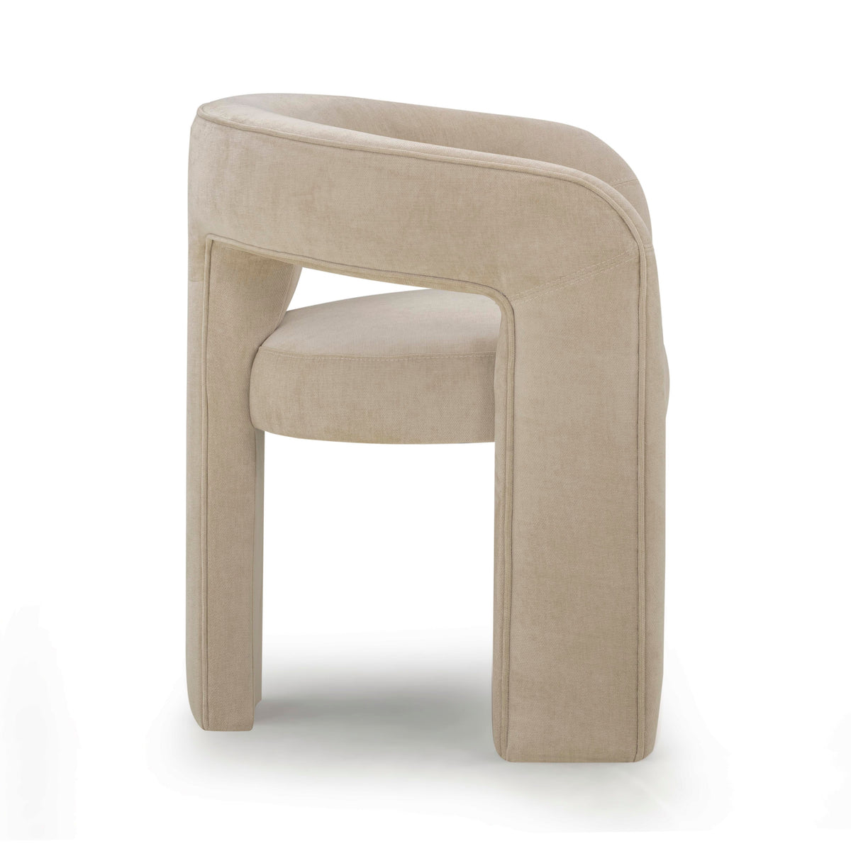 TOV Furniture Malone Taupe Performance Chenille Dining Chair