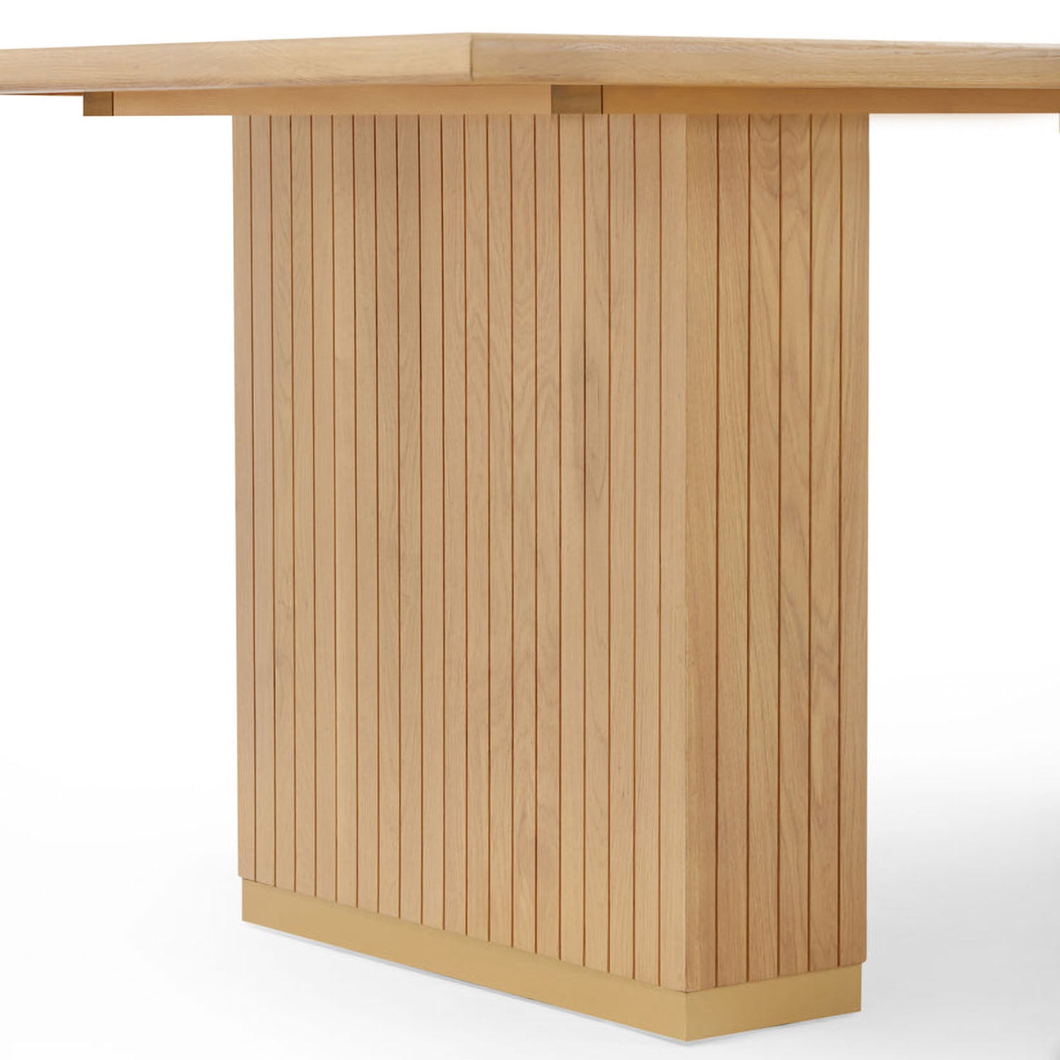 TOV Furniture Chelsea Natural Oak Wood Rectangular Dining Table