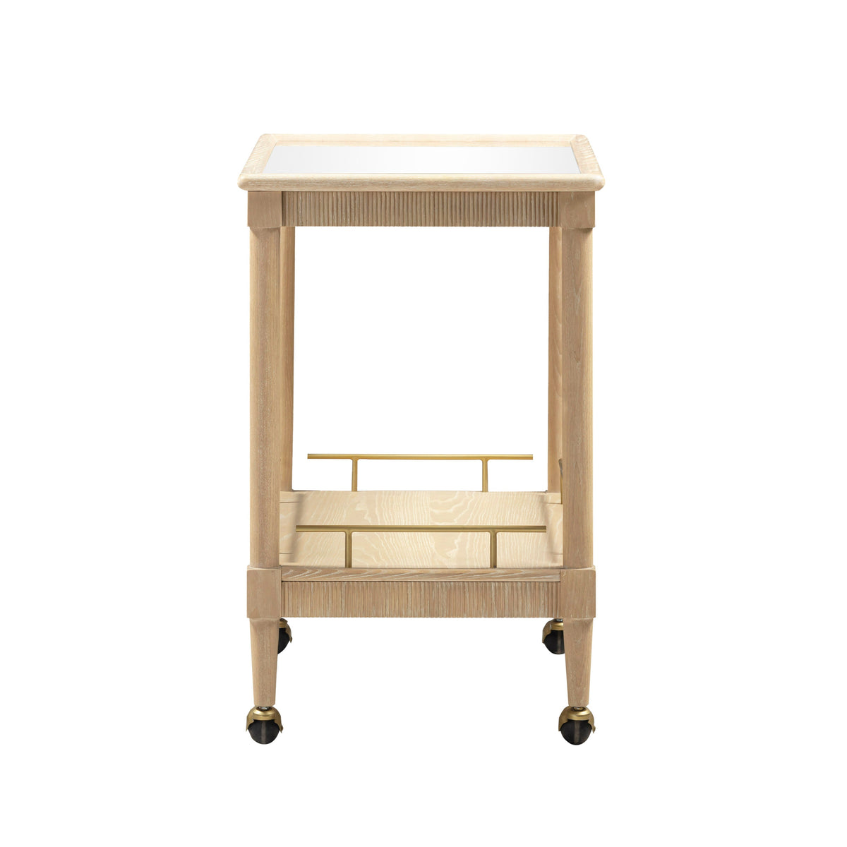 TOV Furniture Slosh Natural Ash Bar Cart