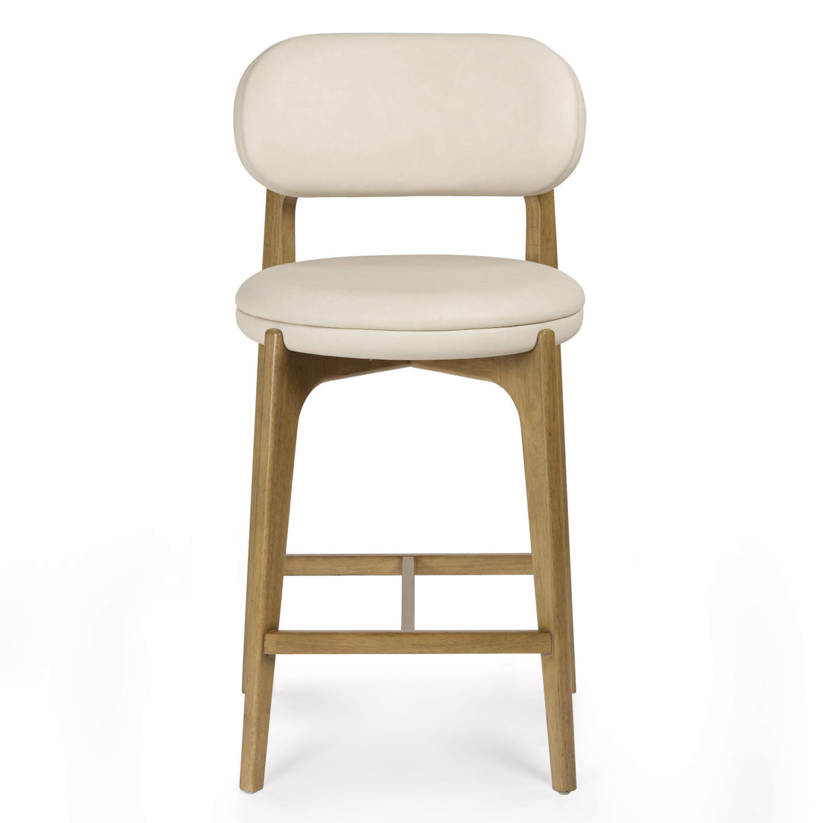 TOV Furniture Carnation Cream Performance Vegan Leather Counter Stool