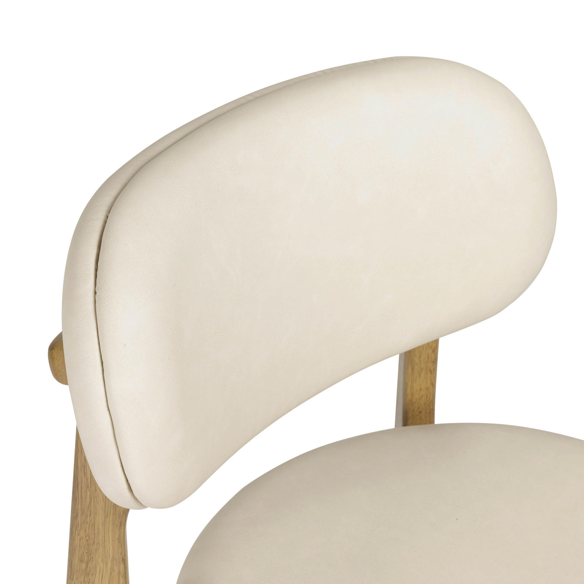 TOV Furniture Carnation Cream Performance Vegan Leather Dining Chair