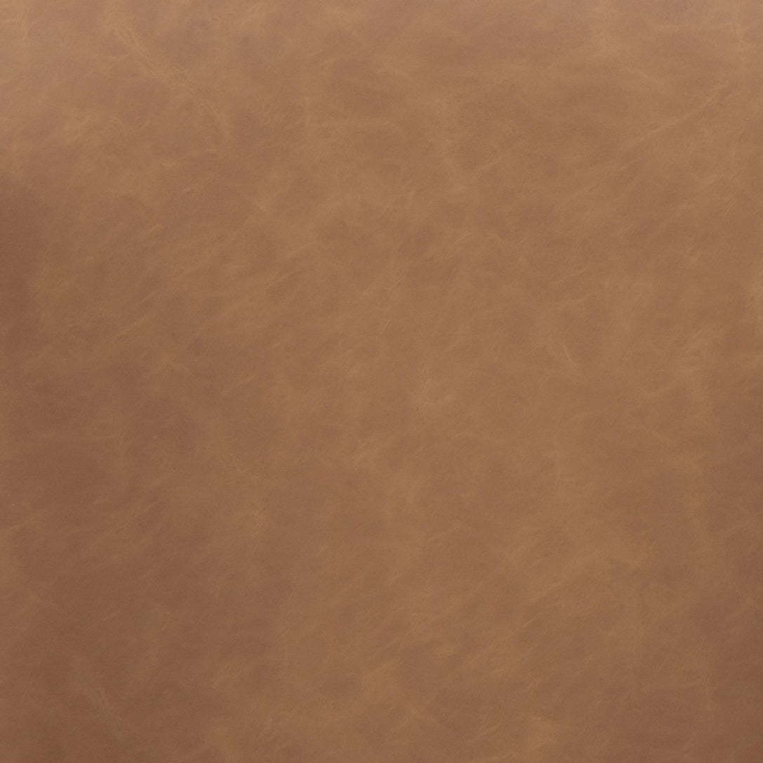 TOV Furniture Vina Cognac Performance Vegan Leather/Cream Textured Weave Dining Chair