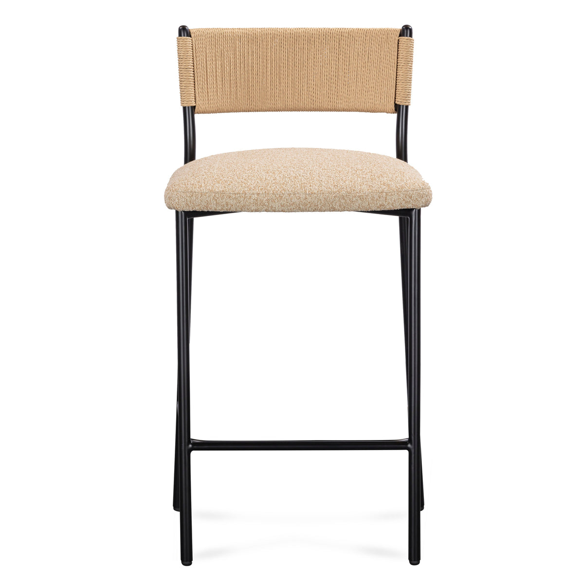 TOV Furniture Celine Tan Boucle Bar Stool